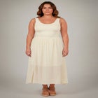 Knit Gauze Smocked Skirt image number 1