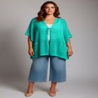 Crochet Tie Front Cardigan image number 0