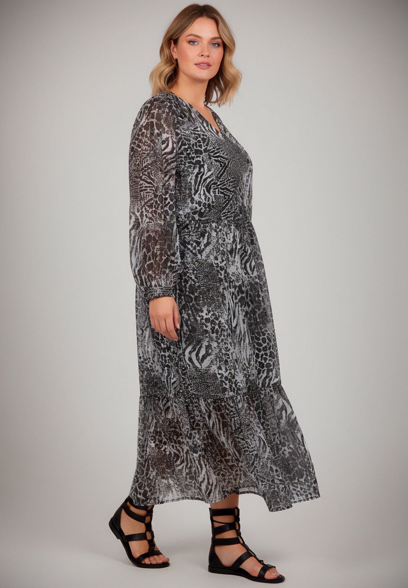 Maxi Tiered Dress image number 2