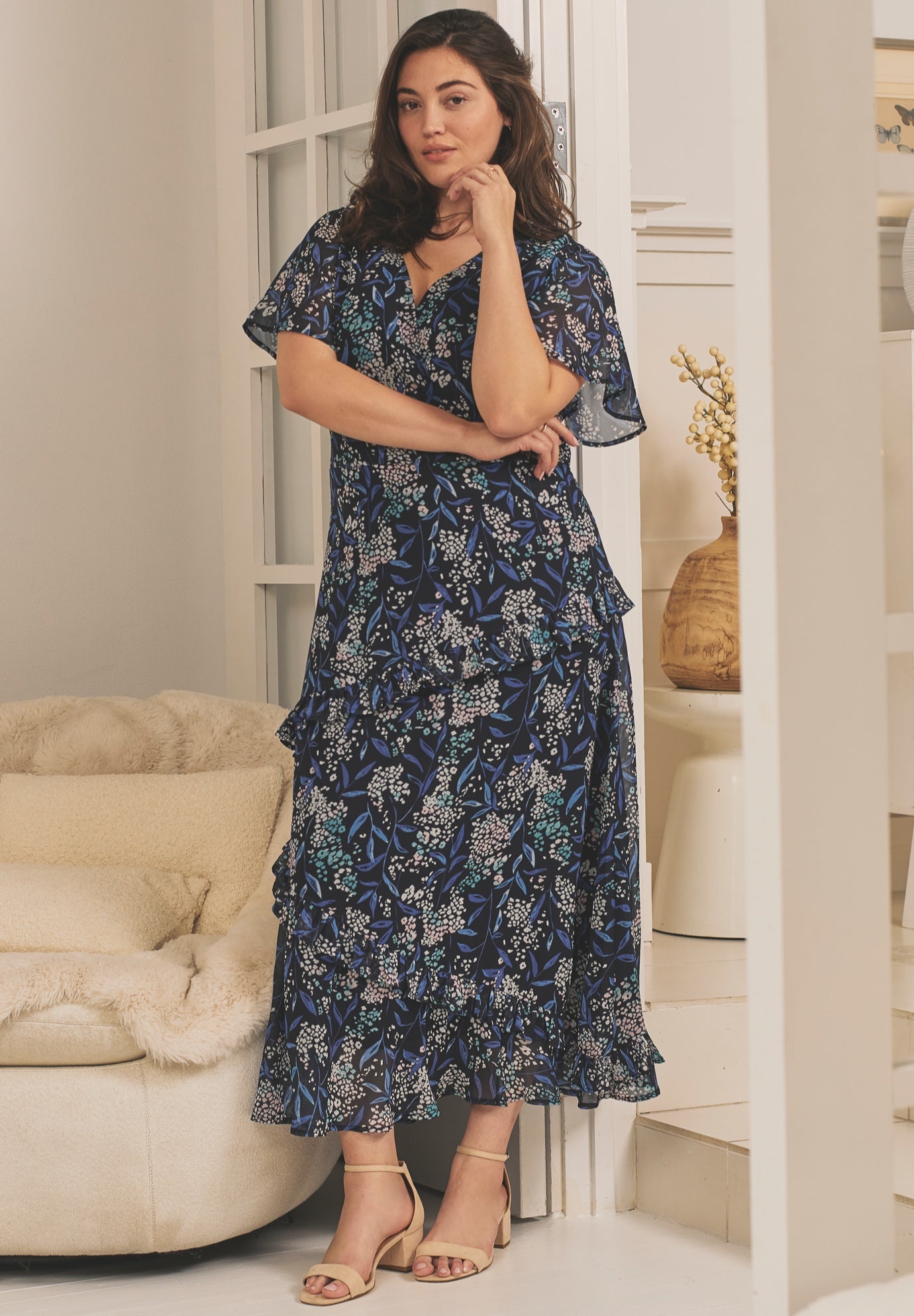 Maxi Ruffle Dress image number 0