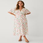 Button Front Empire Maxi Dress image number null