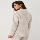 Classic Linen-Blend Blazer image number null