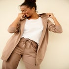 Crew Neck Tee With Rolled Cuffs image number null