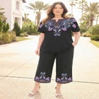 AnyWear Wide Leg Capri image number null