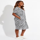 Suprema&reg; Crochet-Detail T-Shirt Dress image number null