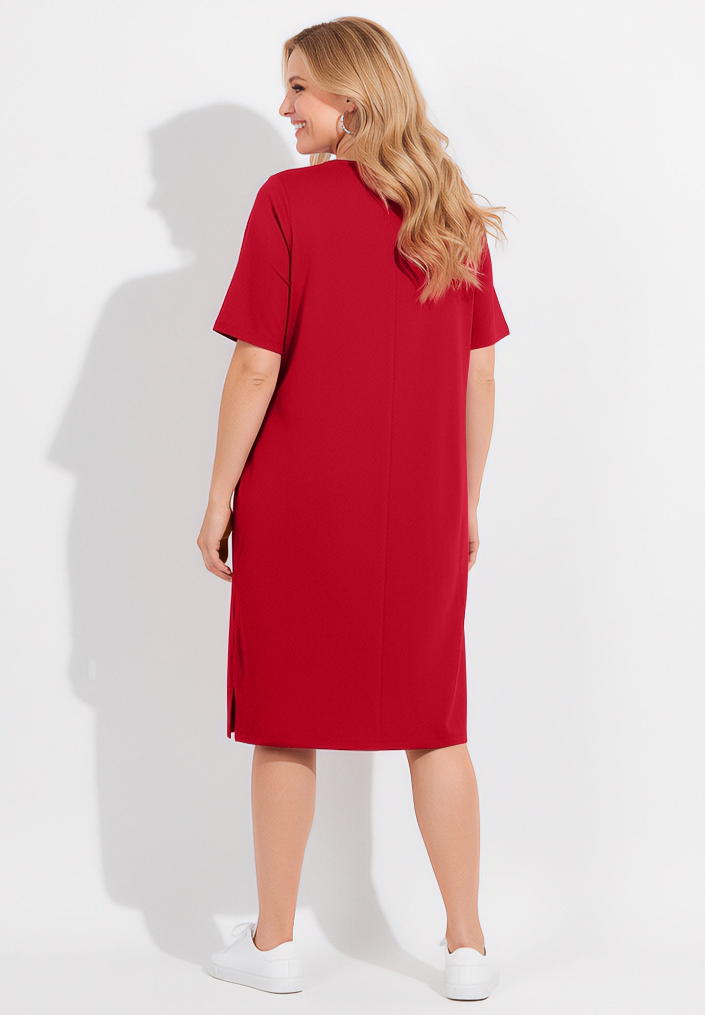 Suprema&reg; Crochet-Detail T-Shirt Dress image number 1