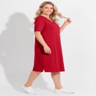 Suprema&reg; Crochet-Detail T-Shirt Dress image number null