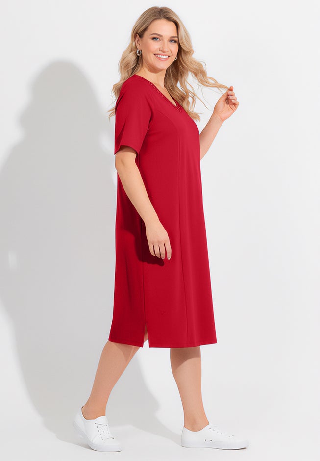 Suprema&reg; Crochet-Detail T-Shirt Dress image number 2