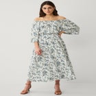 Smocked Waistband Maxi Skirt image number null