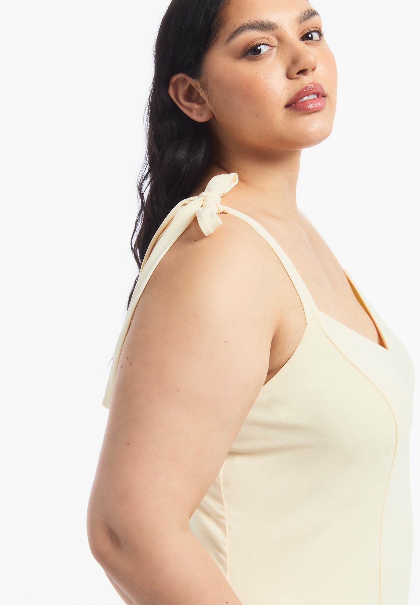 Tie-Strap Ruffle Maxi Dress image number 3