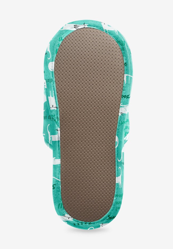 Dreams & Co.&reg; Cotton Slide Slippers image number 2