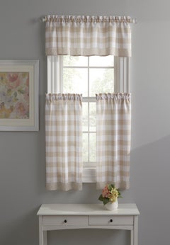 Gingham Plaid Kitchen Tier Set
