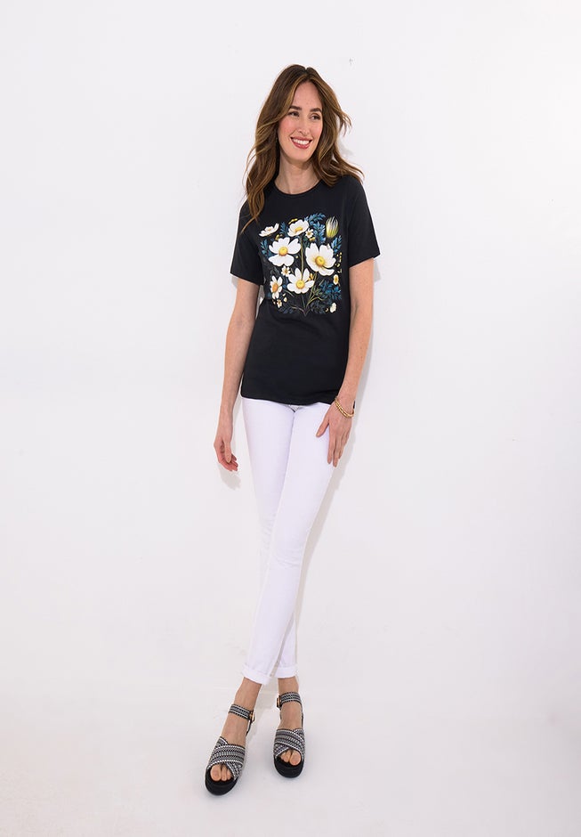 Cotton Slub Graphic Tee image number 1