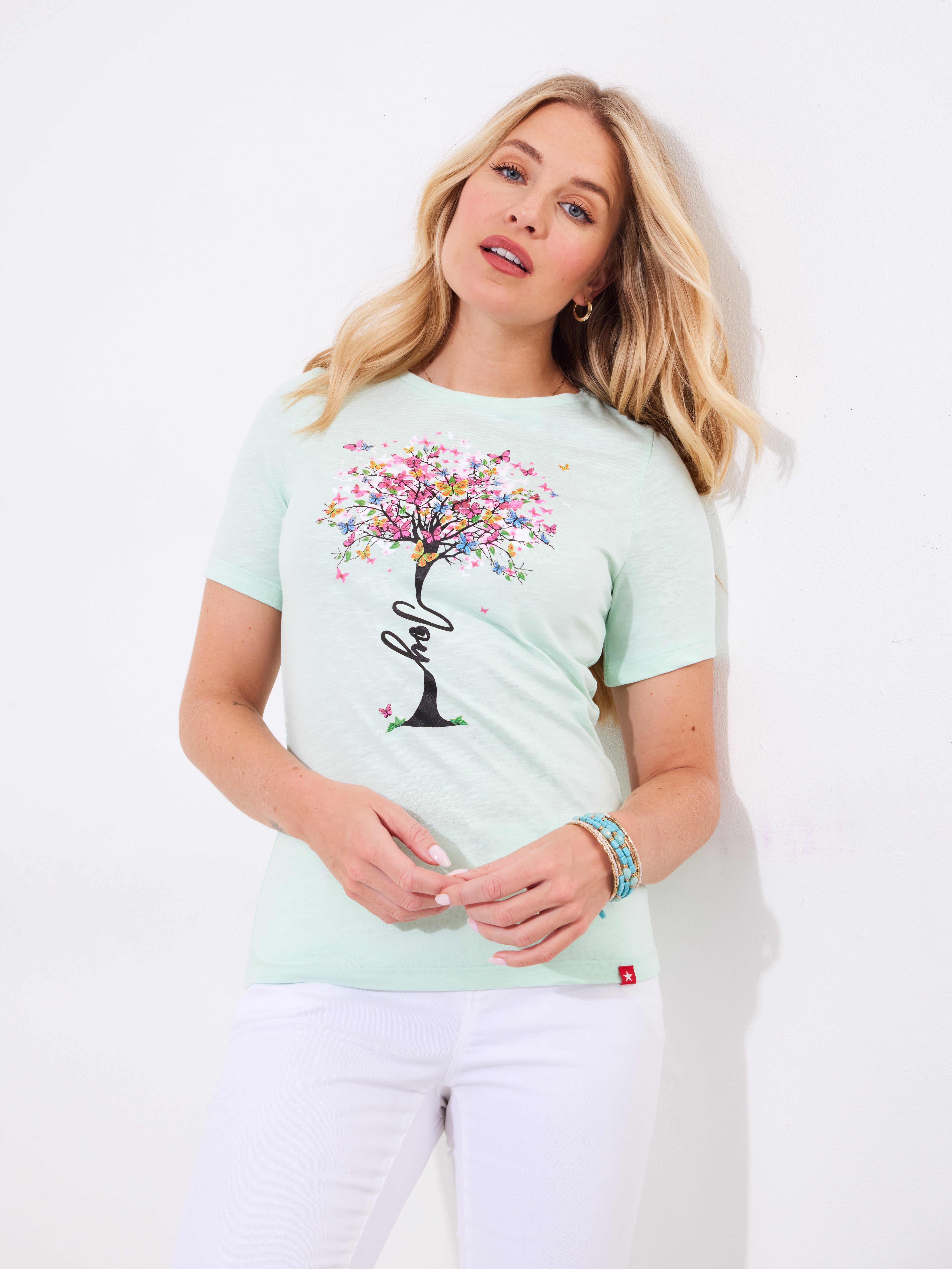 Cotton Slub Graphic Tee image number 2