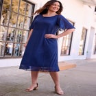 Bryn Reversible Mesh Midi Dress image number 1
