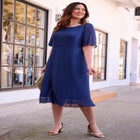Bryn Reversible Mesh Midi Dress image number 0