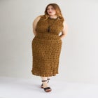Sleeveless Smocked Lace Knit Top image number 5