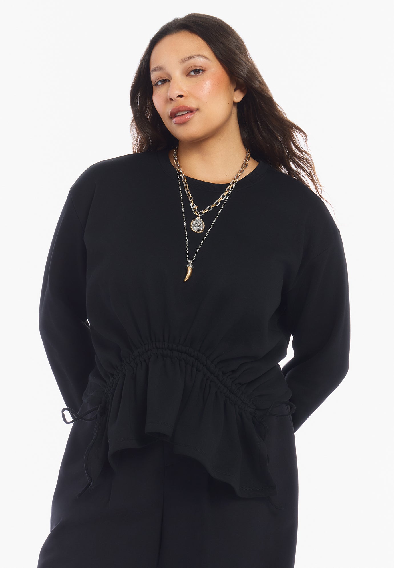 Cropped French Terry Top image number 1