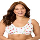 Cotton Front-Close Wireless Bra image number null