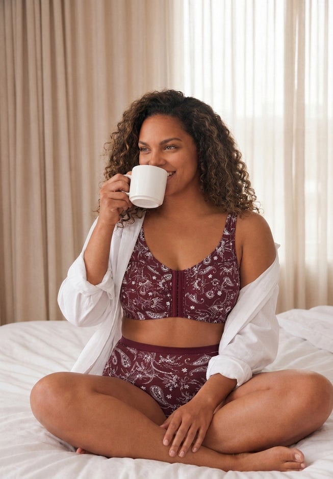 Comfort Choice&reg; Front-Close Wireless Bra image number 4