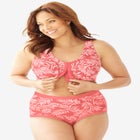 Cotton Front-Close Wireless Bra image number null