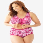 Cotton Front-Close Wireless Bra image number null