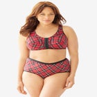 Cotton Front-Close Wireless Bra image number null