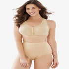 Cotton Front-Close Wireless Bra image number null