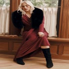 Tie-Waist Knit Maxi Dress image number 0