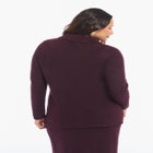 Button-Up Intarsia Knit Longline Cardigan image number 2