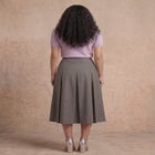 Pleated A-Line Skirt image number 2