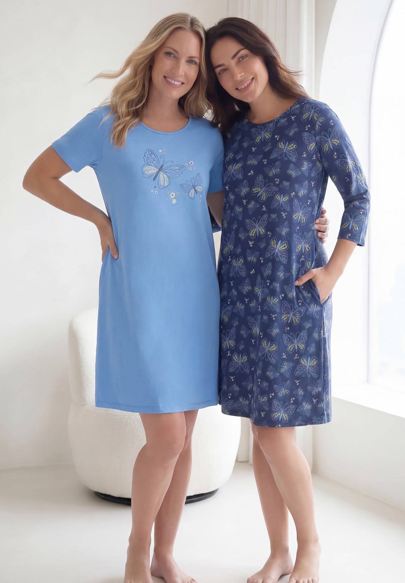 Dreams & Co.&reg; 2-Pack Sleepshirts image number 0
