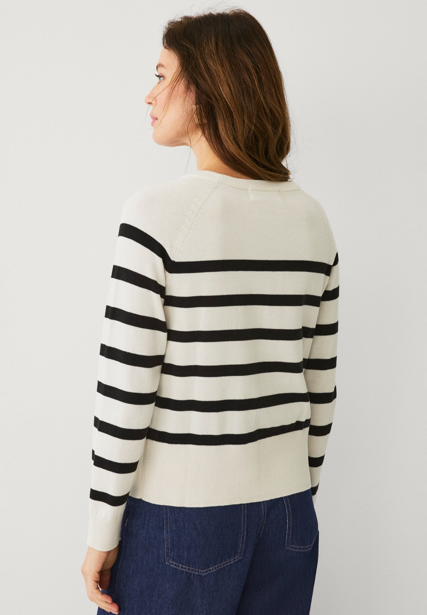 Fine Knit Boatneck Pullover Sweater image number 1