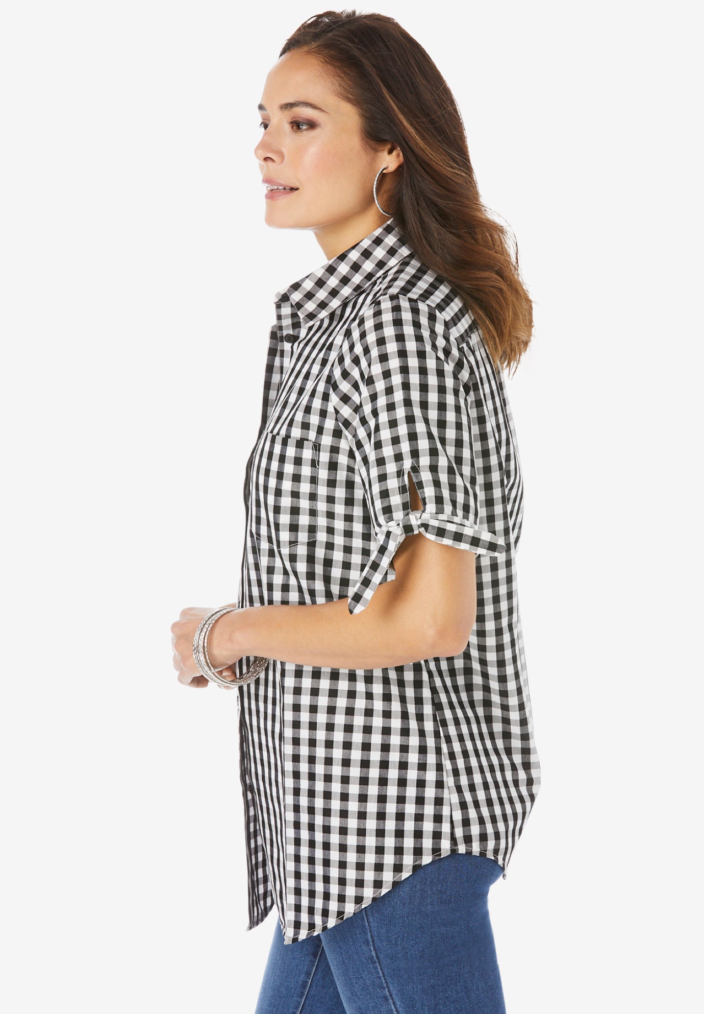 French Check Shirt image number 4
