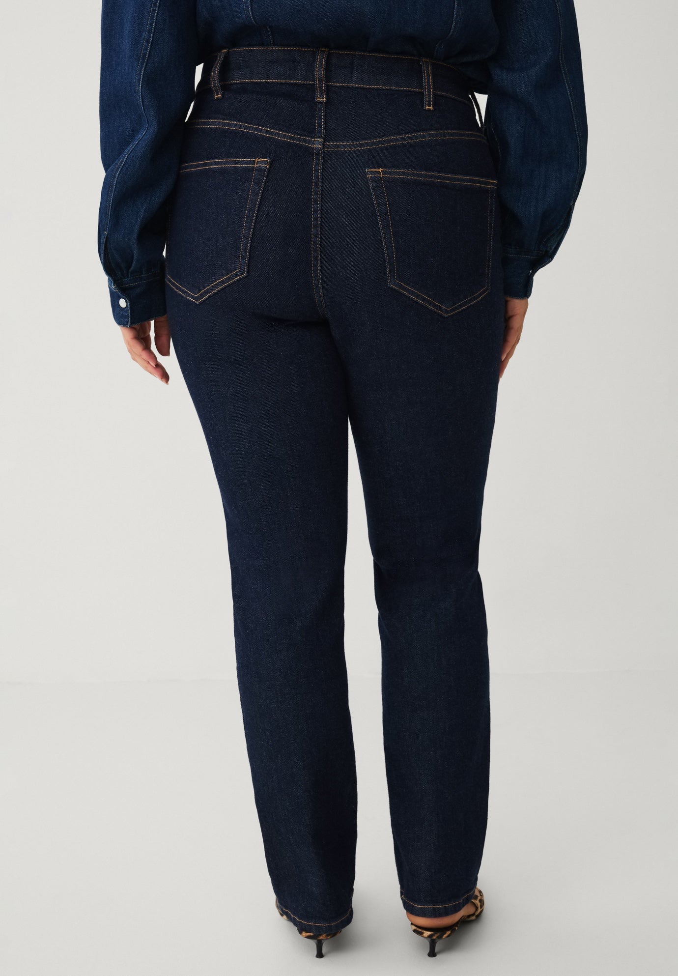 Straight Leg Stretch Jeans image number 1