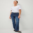 Mid-Rise Comfort Stretch 5-Pocket Bootcut Jeans image number 6