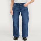 High-rise Stretch Flare Leg Jeans image number null
