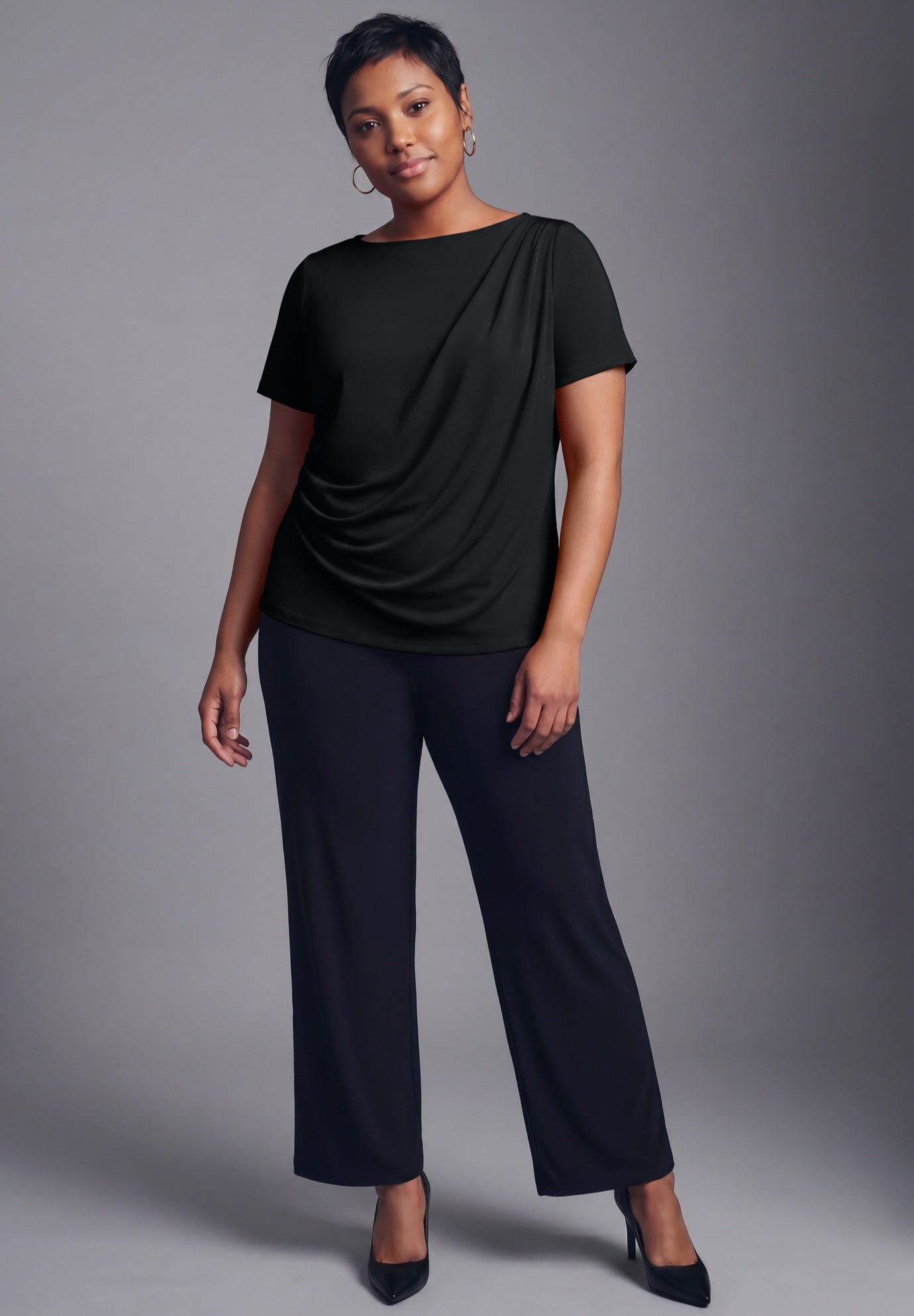 Audrey Draped Top image number 0