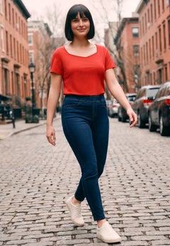 Gabrielle Knit Denim Legging