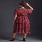 Tiered Flutter Maxi Dress image number 3