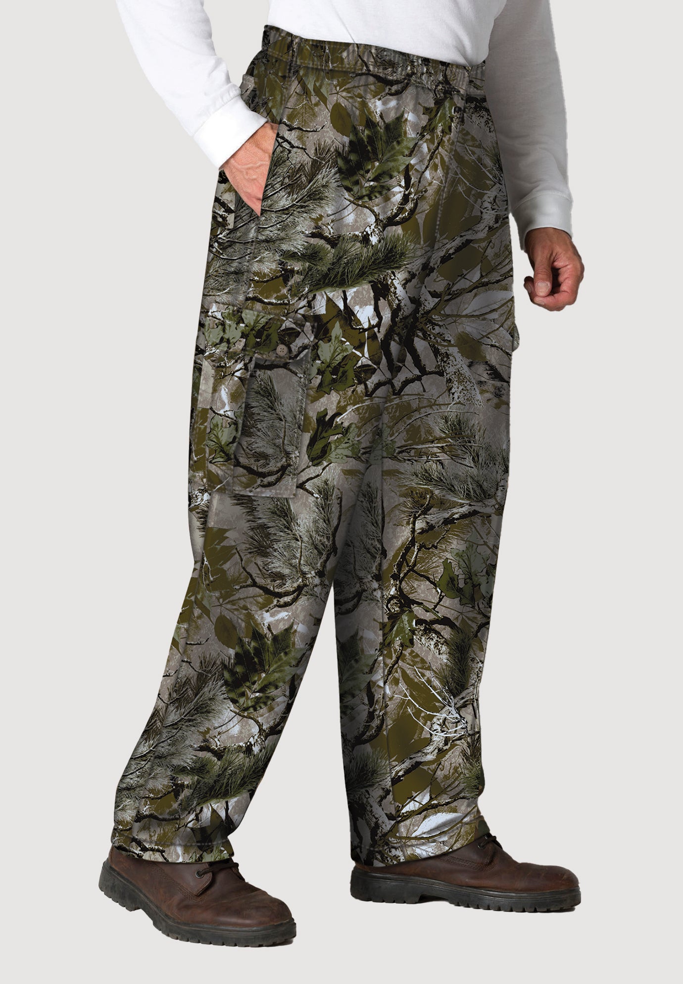 Thermal-Lined Cargo Pants image number 0