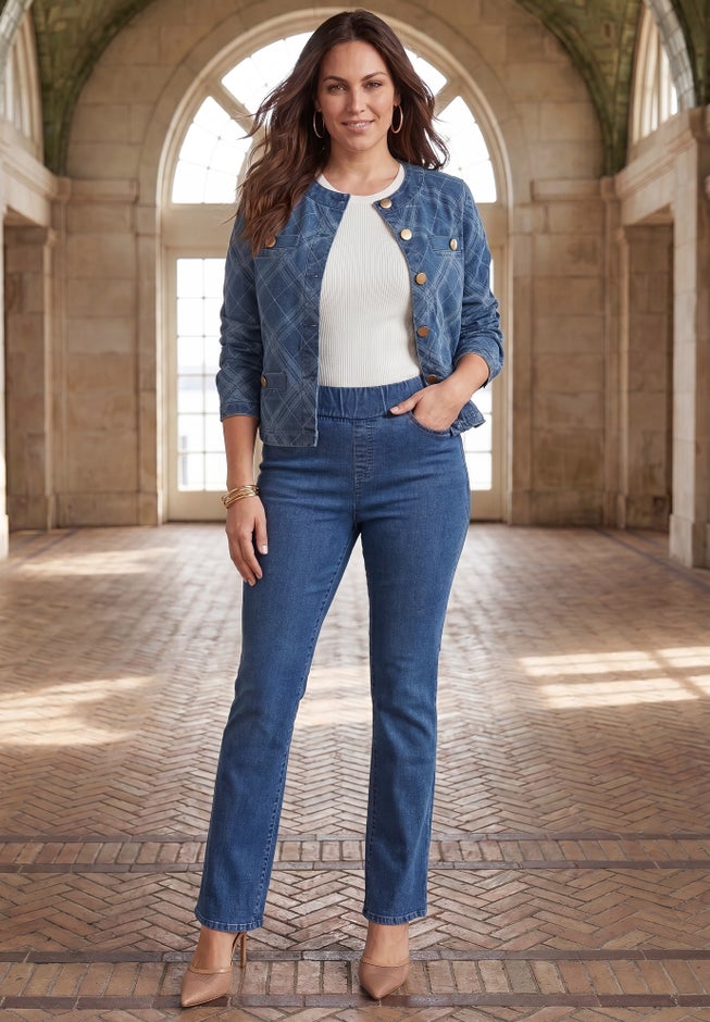 Stretch Denim Lady Jacket image number 3