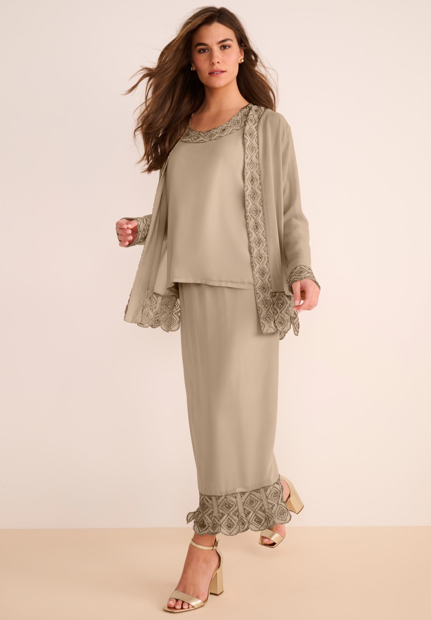 Beaded Skirt Set image number 3