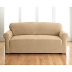 Stretch Velvet Slipover Sofa image number 0