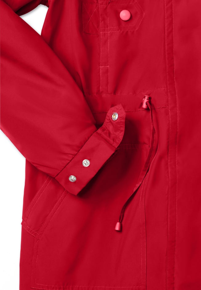 Taslon&reg; Anorak Jacket with Removable Fleece Lining image number 4