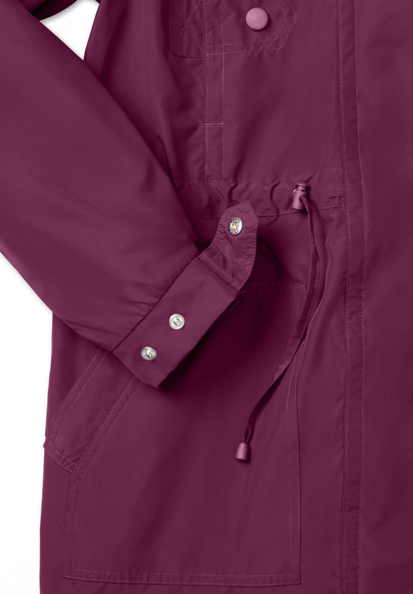 Taslon&reg; Anorak Jacket with Removable Fleece Lining image number 4