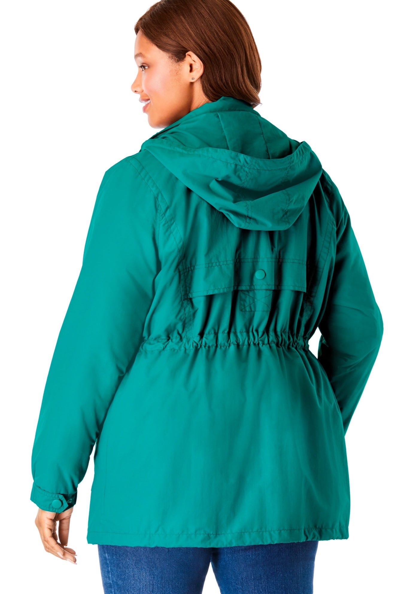 Taslon&reg; Anorak Jacket with Removable Fleece Lining image number 1