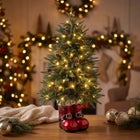 Hand Painted Santa Boot Resin Urn Base image number 2
