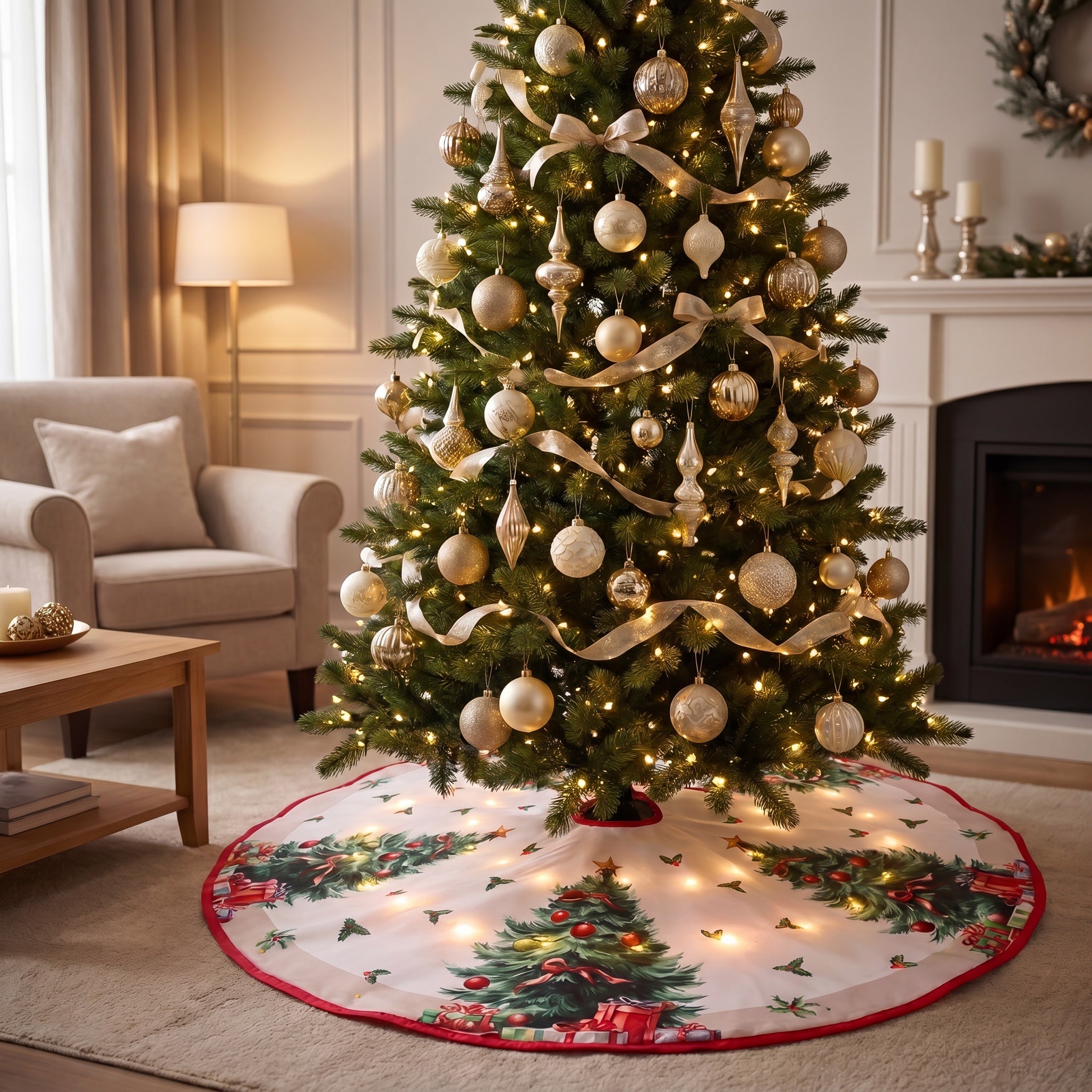 Pre-lit Tree Skirt image number 2