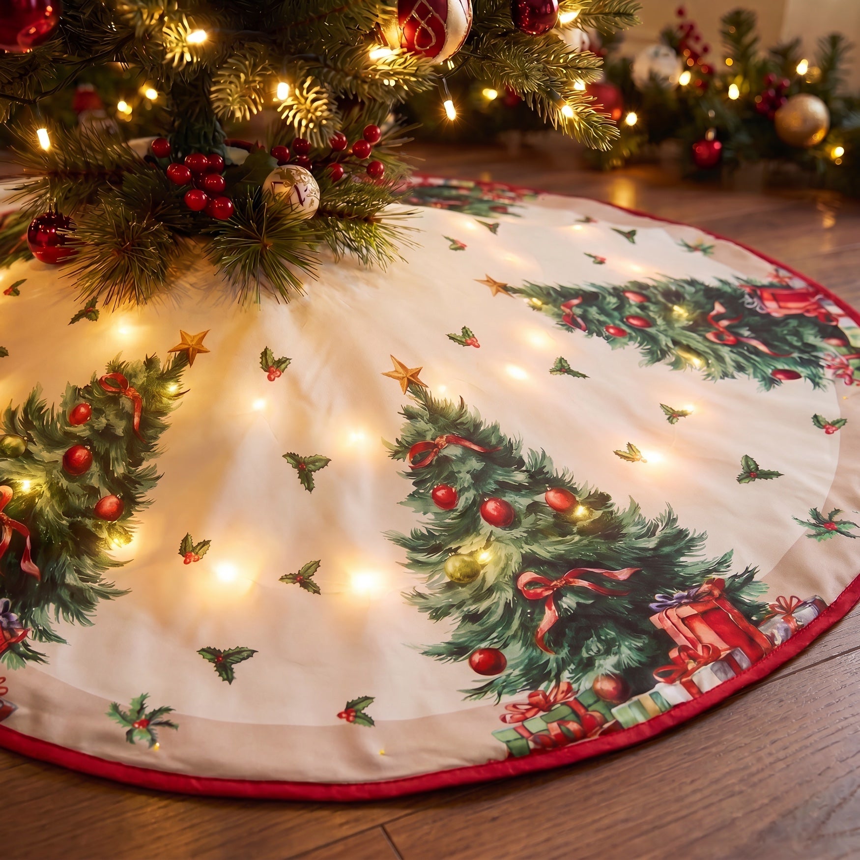 Pre-lit Tree Skirt image number 0